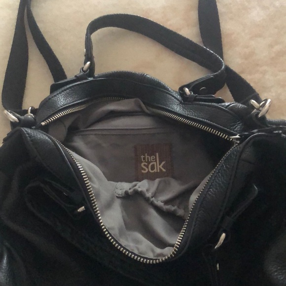 Bag/satchel/crossbody black leather - Picture 2 of 7